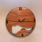 Aurora Live Edge Clock