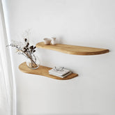 Aurea Organic Mango Wood Floating Wall Shelf