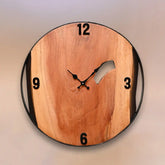 Elara Live Edge Clock