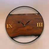 Ethereal Live Edge Clock