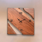 Haze Live Edge Clock