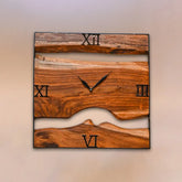 Heather Live Edge Clock