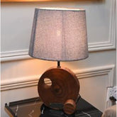 The Orb Live Edge Lamp