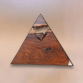 Triarc Live Edge Clock