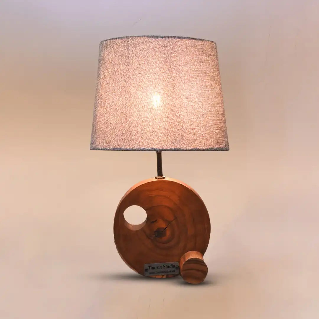 The Orb Live Edge Lamp
